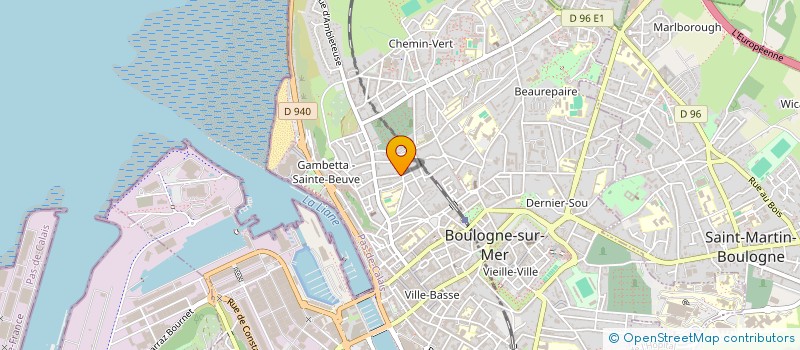 localisation de l'entreprise SCI KAD-IMMO  BOULOGNE-SUR-MER