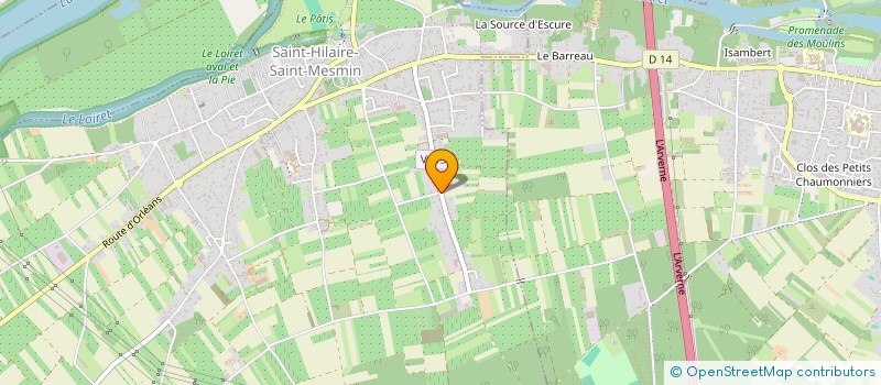 localisation de l'entreprise SCI KAD PAT à SAINT-HILAIRE-SAINT-MESMIN