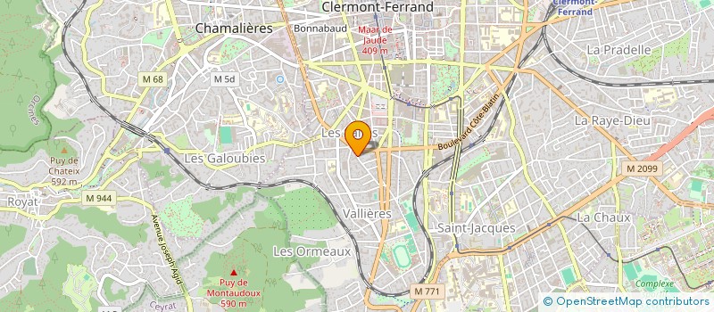 localisation de l'entreprise SCI KADAM  CLERMONT-FERRAND