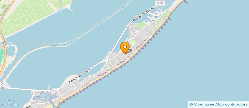 localisation de l'entreprise SCI KADE à FRONTIGNAN