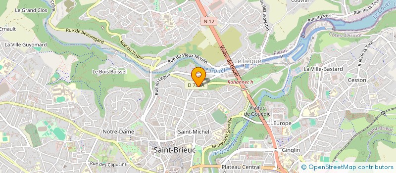 localisation de l'entreprise SCI KADEL à SAINT-BRIEUC