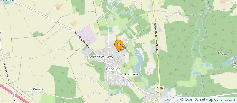 localisation de l'entreprise SCI KADI DIRI  CHANCEAUX-SUR-CHOISILLE