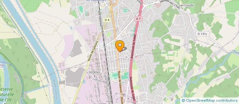 localisation de l'entreprise SCI KADIM-RABEHI  SALAISE-SUR-SANNE