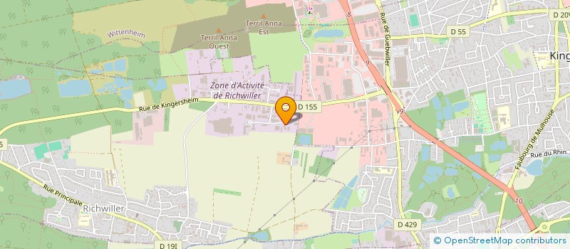 localisation de l'entreprise SCI KADO  RICHWILLER
