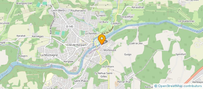 localisation de l'entreprise SCI KADORIAN  HENNEBONT