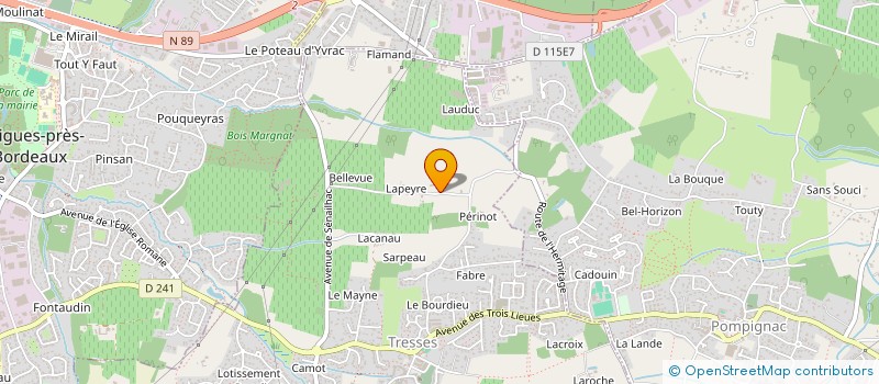 localisation de l'entreprise SCI KADY  TRESSES