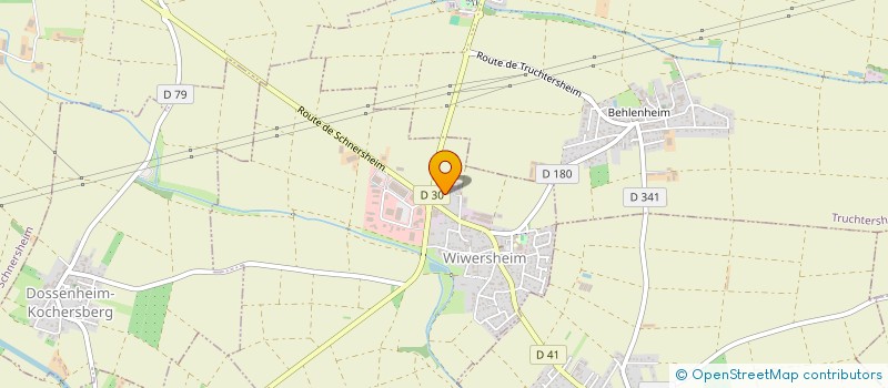 localisation de l'entreprise SCI KAEL  WIWERSHEIM