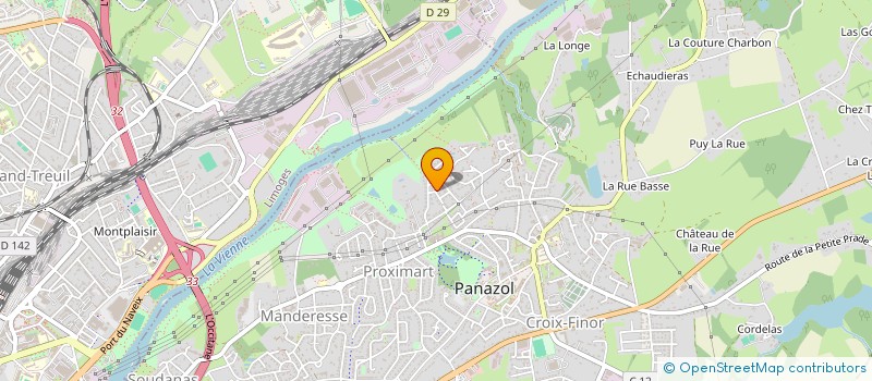 localisation de l'entreprise SCI KAENGA PAKUPAKU à PANAZOL