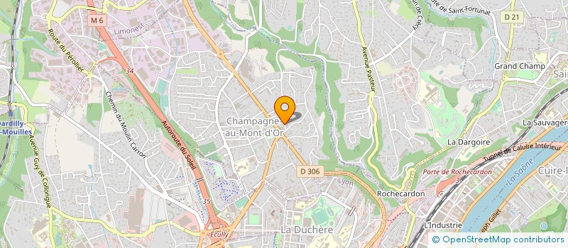 localisation de l'entreprise SCI KAEVE  CHAMPAGNE-AU-MONT-D'OR