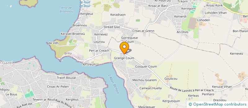 localisation de l'entreprise SCI KAFA  LANNILIS