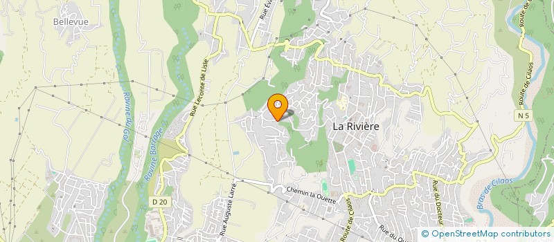 localisation de l'entreprise SCI KAFE VANILLE  SAINT-LOUIS