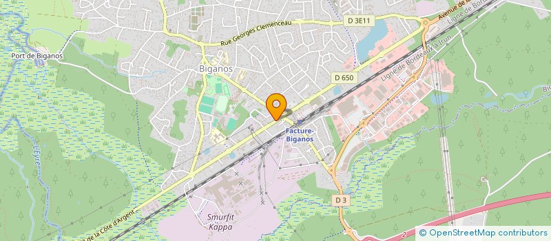 localisation de l'entreprise SCI KAHELI  BIGANOS