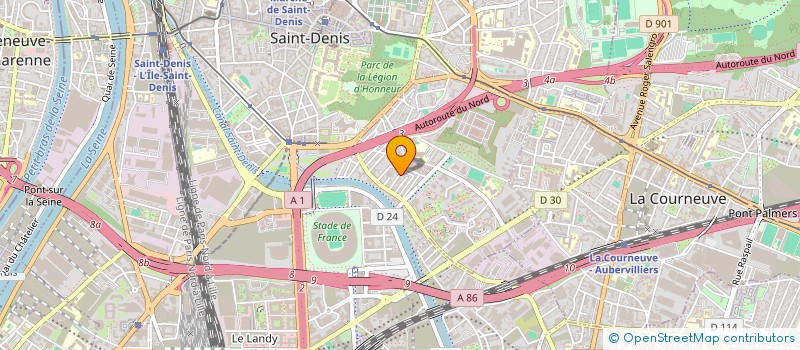 localisation de l'entreprise SCI KAHINA à SAINT-DENIS