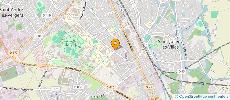 localisation de l'entreprise SCI KAHINA à TROYES