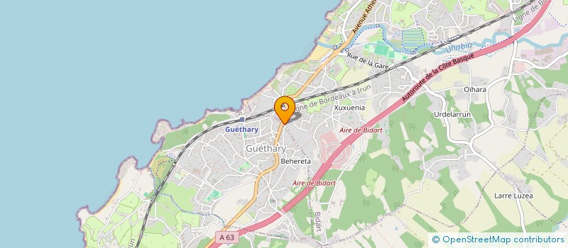 localisation de l'entreprise SCI KAHUNA  GUETHARY