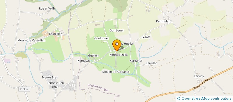 localisation de l'entreprise SCI KAI CHING  POULLAN-SUR-MER