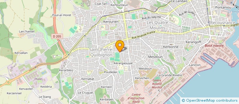 localisation de l'entreprise SCI KAIGRE LESCOP  BREST