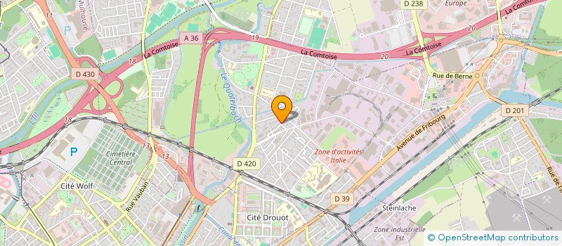 localisation de l'entreprise SCI KAIMMO  ILLZACH