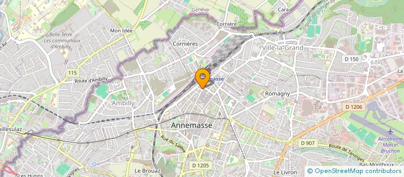 localisation de l'entreprise SCI KAING & FILS à ANNEMASSE