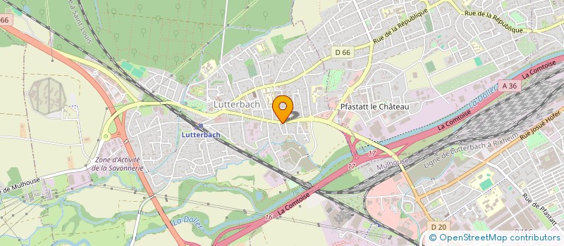 localisation de l'entreprise SCI KAINSO  LUTTERBACH