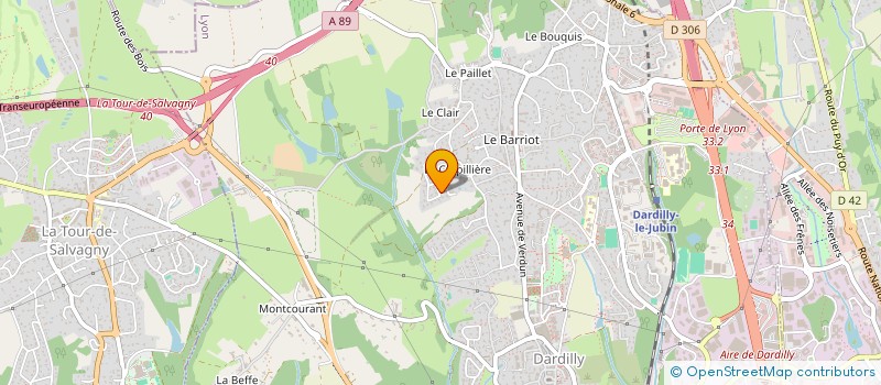 localisation de l'entreprise SCI KAIPE  DARDILLY