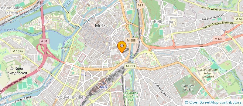 localisation de l'entreprise SCI KAIRN  METZ