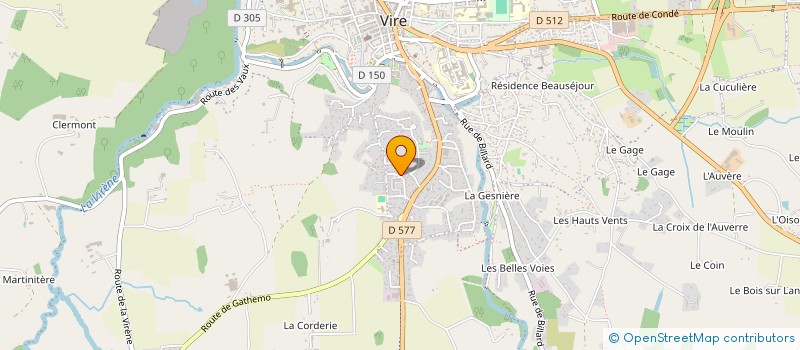 localisation de l'entreprise SCI KAIRON  VIRE-NORMANDIE