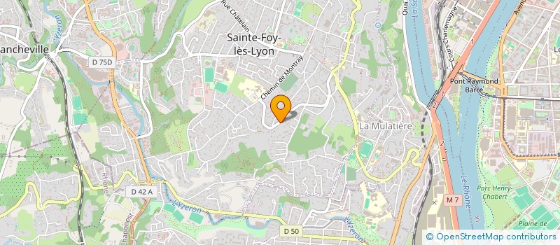 localisation de l'entreprise SCI KAIROS  SAINTE-FOY-LES-LYON