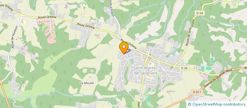 localisation de l'entreprise SCI KAIROS  ST-MARTIN-DE-SEIGNANX