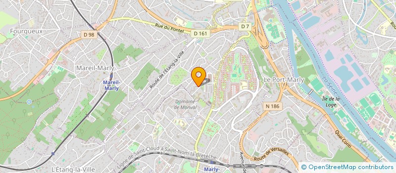 localisation de l'entreprise SCI KAIROUZ  LE PECQ