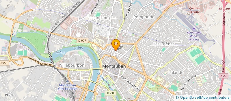 localisation de l'entreprise SCI KAIRS - CREATION  MONTAUBAN