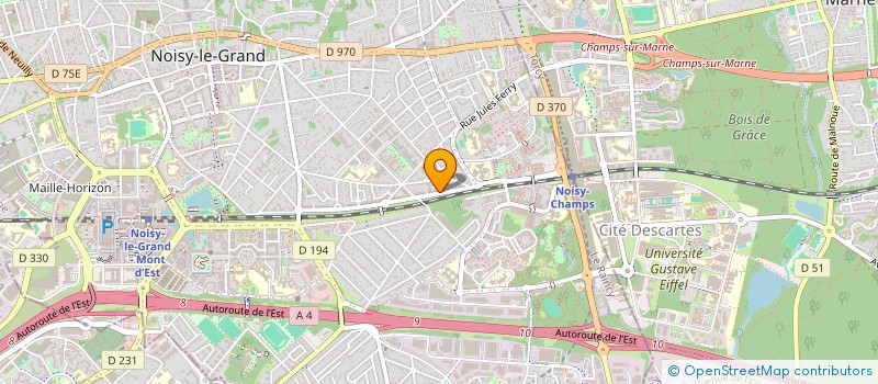 localisation de l'entreprise SCI KAIS à NOISY-LE-GRAND
