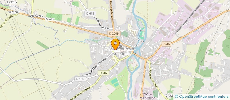 localisation de l'entreprise SCI KAIS  SAINT-POURCAIN-SUR-SIOULE