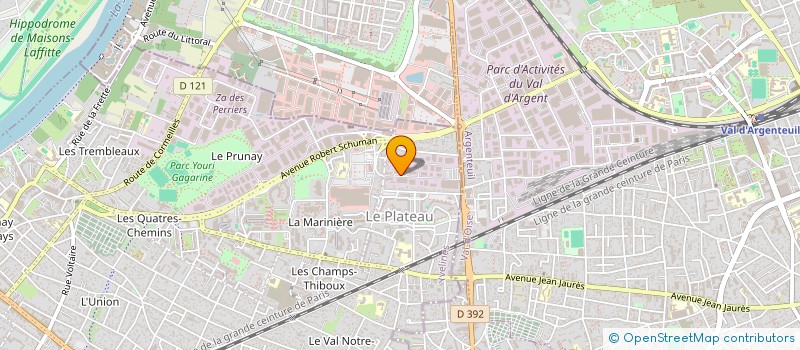 localisation de l'entreprise SCI KAISER  SARTROUVILLE