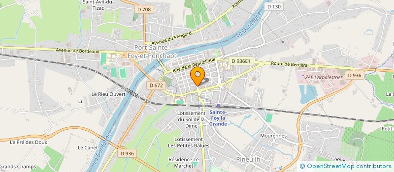 localisation de l'entreprise SCI KAISER CAMBON  SAINTE-FOY-LA-GRANDE