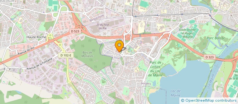 localisation de l'entreprise SCI KAIXIN ZHU à ANGERS