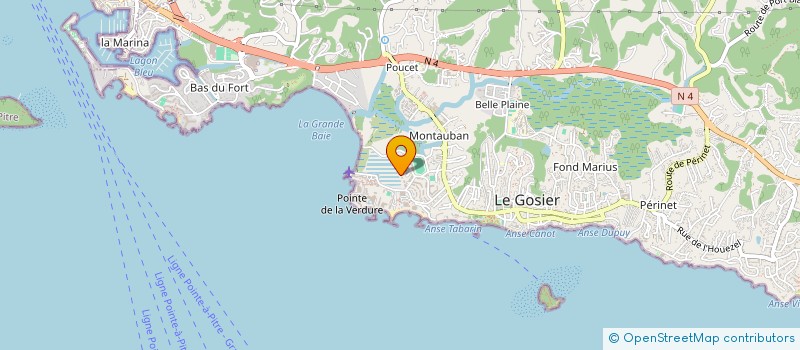 localisation de l'entreprise SCI KAIZEN à LE GOSIER