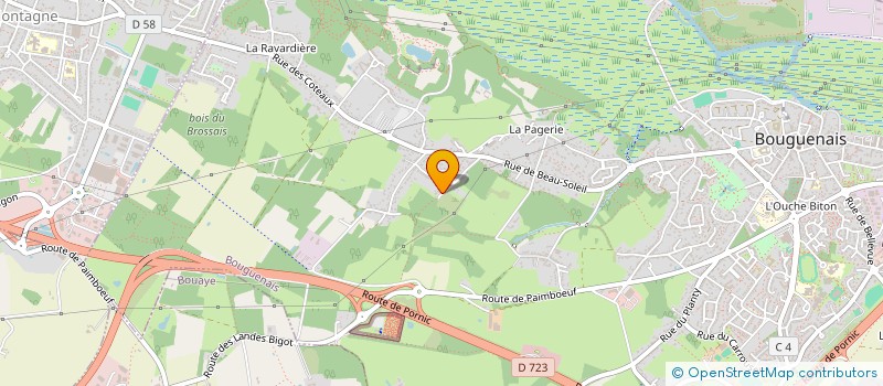 localisation de l'entreprise SCI KAJE DAME à BOUGUENAIS