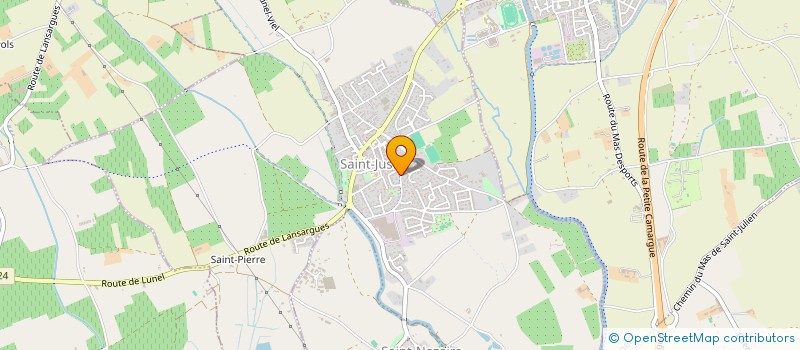 localisation de l'entreprise SCI KAJIBI  SAINT-JUST