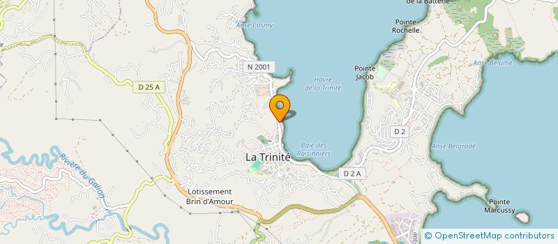localisation de l'entreprise SCI KAJOLINE à LA TRINITE