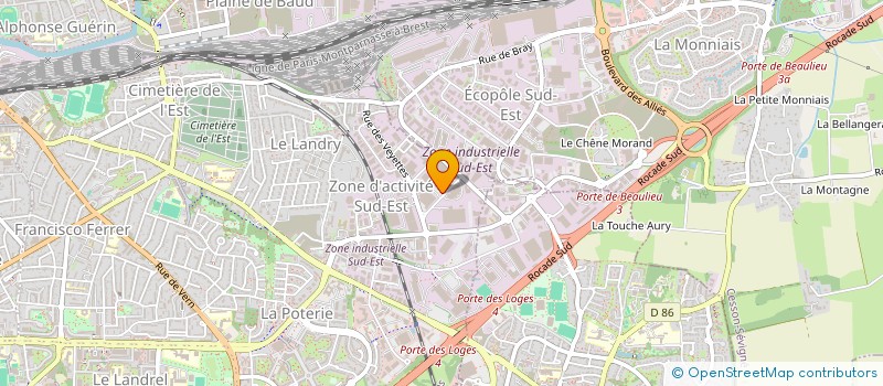 localisation de l'entreprise SCI KAKAO  RENNES