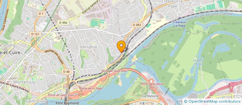 localisation de l'entreprise SCI KAKO  CALUIRE-ET-CUIRE