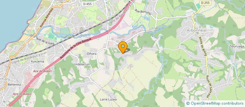 localisation de l'entreprise SCI KAKOU à BIDART