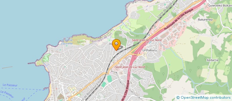 localisation de l'entreprise SCI KALAK  SAINT-JEAN-DE-LUZ