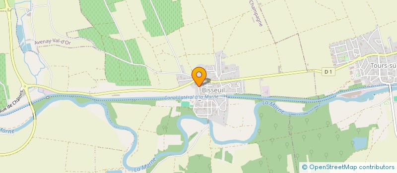 localisation de l'entreprise SCI KALAMA  AY-CHAMPAGNE