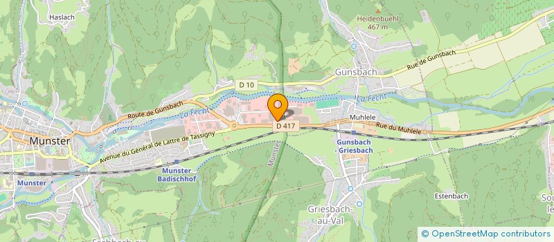 localisation de l'entreprise SCI KALBENSTEIN  MUNSTER