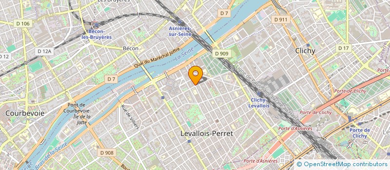 localisation de l'entreprise SCI KALD à LEVALLOIS-PERRET