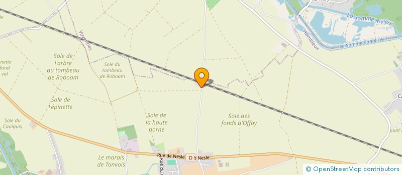 localisation de l'entreprise SCI KALEGG  HOMBLEUX