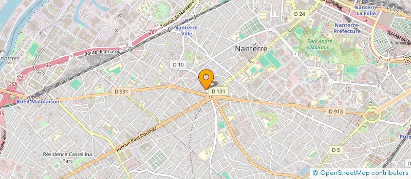 localisation de l'entreprise SCI KALEI  NANTERRE