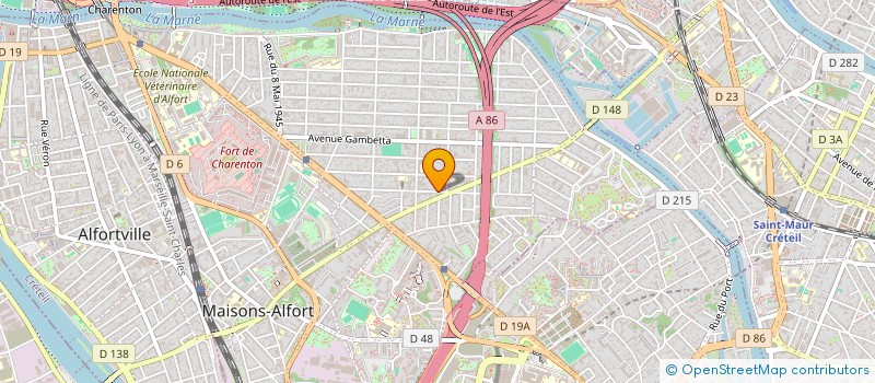 localisation de l'entreprise SCI KALFON TROCADERO à MAISONS-ALFORT